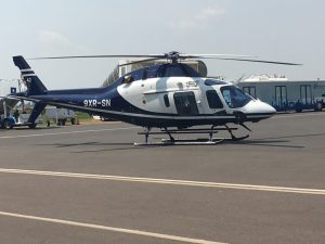helicopter flight to Nyungwe