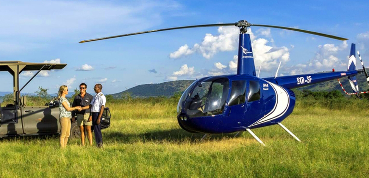 Helicopter tours in Rwanda